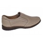 Pantofi barbati Sport de vara cu perforatii - Piele Naturala Bej GKR507BEJ